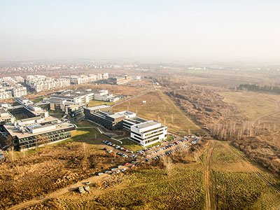 nagranie budowy z drona