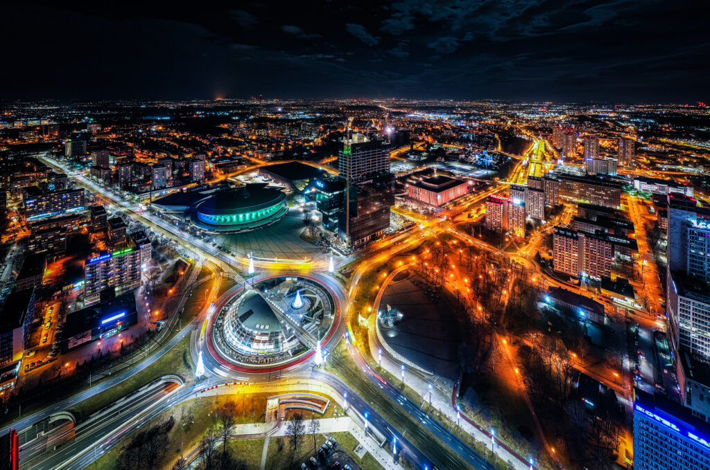 Katowice Noc w Katowicach