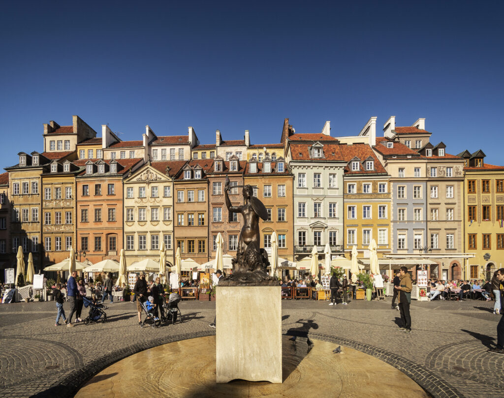 old town market place square in warsaw poland Stare miasto w Warszawie